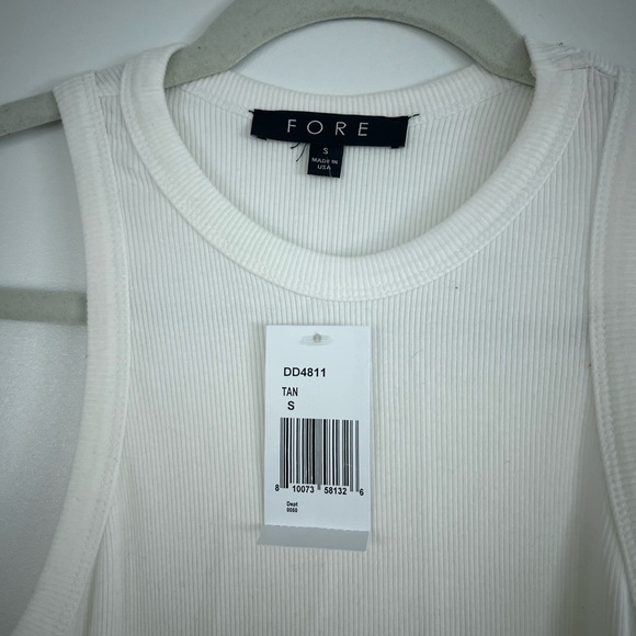 White amber to tan/orange maxi dress. FORE size small - Picture 2 of 2